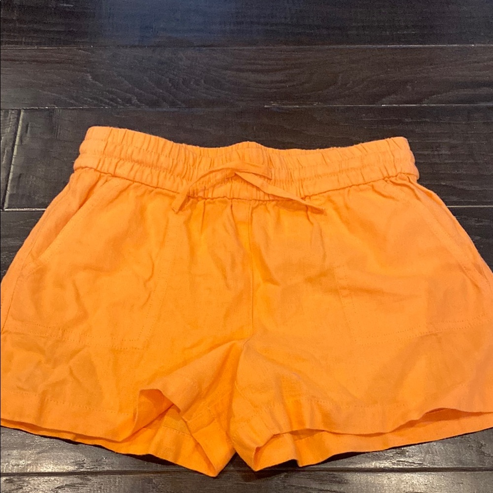 NWT Crewcuts linen shorts with drawstring